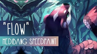 Flow  SPEEDPAINT  Medibang Paint Pro [upl. by Winfred]