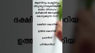 പൊതുവിജ്ഞാന ക്വിസ് General knowledgeGkPSCMCQLSSUSS Funny questionLGSQ Quiz malayalam [upl. by Avika]