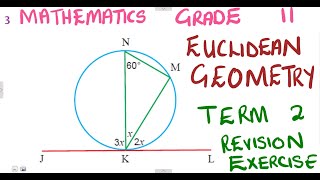 Mathematics Grade 11 Euclidean Geometry Exercise 6 Question 3 mathszoneafricanmotives MathsZoneTV [upl. by Ahael]