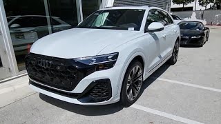 2024 Audi Q8 Review  The bestlooking suv on sale gets sweeter for 2024 [upl. by Ynatsyd]