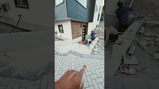 premeable pavers installation 4x8 [upl. by Akcimehs]