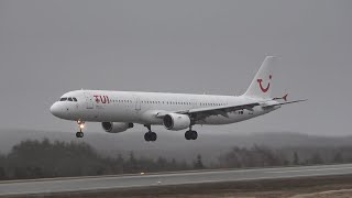 Galistair Malta  Airbus A321211  Landing amp Takeoff [upl. by Nohshan]