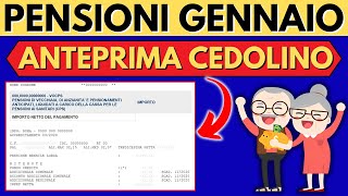 ✅PENSIONI👉AUMENTI DA GENNAIO➕ANTEPRIMA CEDOLINO👉ECCO COSA CONTERRA❗️ [upl. by Assirod859]