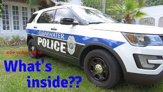 WHATS INSIDE A POLICE CAR  COP VLOGS CRUISER TOUR [upl. by Nilved78]