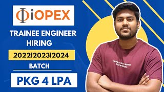 Iopex hiring 2024 trainee engineer  Iopex hiring 2022  2023  2024 batch  Iopex hring [upl. by Yzdnil]