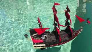 Queen Annes Revenge RC model Sails again  the ship redone [upl. by Einniw]