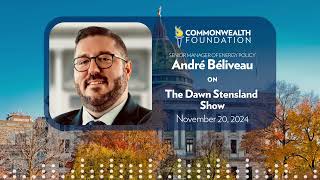 Sr Manager of Energy Policy André Béliveau joins the Dawn Stensland Show November 20 2024 [upl. by Whitten]