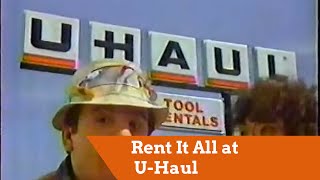 Rent It All at UHaul Vintage TV Commercial [upl. by Norahc]