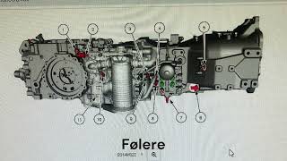 T 6 hydraulik diagram og føler [upl. by Aytida]