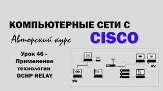 Компьютерные сети с CISCO  УРОК 46 из 250  Применение технологии DHCP Relay [upl. by Grizel552]