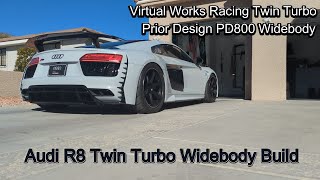 Audi R8 Twin Turbo Widebody  Full Build Video [upl. by Ahgiel]