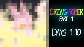 Cringetober Part 1 Days 110  Speedpaint [upl. by Gierk]