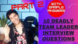 How to be promoted  10 Team Leader Interview Questions  Part 2 Mr Kapuyater [upl. by Lachish]