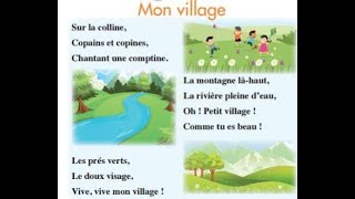 Comptine Mon village اللحن الأجمل [upl. by Tuinenga234]