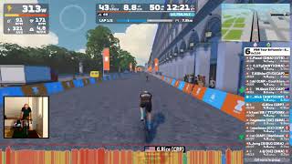 Zwift  Race FRR Tour Britannia  CRP Stage 1  Prologue  ITT on Champslyses in Paris [upl. by Maryellen]