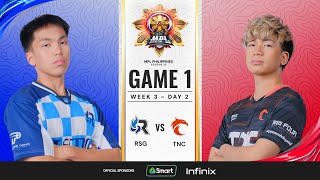 MPL PH S13  W3D2  RSG vs TNC  GAME 1 [upl. by Mccreary]