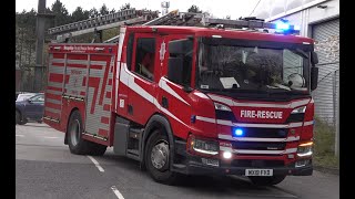 Temporary Station Shropshire Fire amp Rescue Service  Telford Central First Pump  Turnout [upl. by Doti]