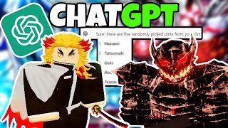 Letting CHATGPT Pick My Anime Last Stand Loadout To Solo PURGATORY Caverns LUCKY Part 2 [upl. by Rasmussen]