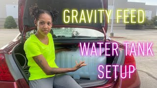 Mobile Detailing Water Tank Setup  Gravity Feed [upl. by Richmound]