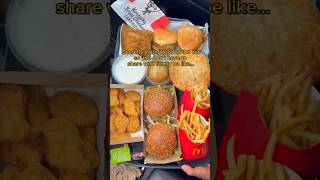 Secretly eating food in the car so we dont have to share with family shorts viral mukbang [upl. by Elsbeth]