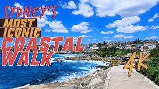 Bondi to Coogee Coastal Walk  4K [upl. by Minni646]