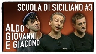 Scuola di siciliano 3 di 3  Tel chi el telun  Aldo Giovanni e Giacomo [upl. by Ylen]