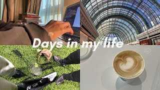 A few days in my life  cafe vlog  reading  going on a walk🌿  life in dubai [upl. by Murdoch]