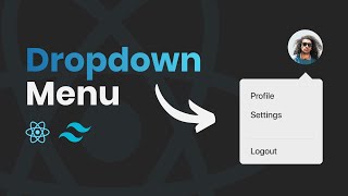 Make a Dropdown Menu in React JS  Beginner Tutorial [upl. by Sontag]