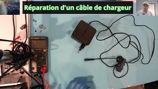 Réparation dun câble de chargeur [upl. by Neyr446]