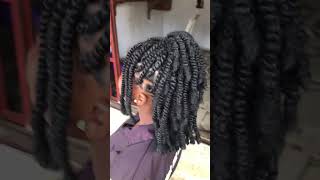 KINKY TWIST ✨❤️🔥✅twist hairstyle fypyoutube [upl. by Sidon928]