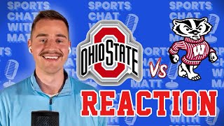 Wisconsin vs Ohio State Basketball REACTION  IM NOT SURPRISED [upl. by Jody]