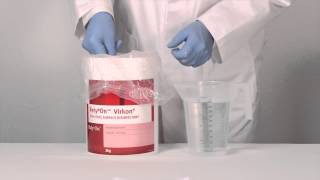 How to mix 1 litre of Virkon Disinfectant Powder [upl. by Afrikah235]