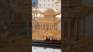 Vintage Oriental Chinese 3D Hand Carved Cork Diorama Pagoda Cranes Art collectible goldhunter137 [upl. by Iormina300]