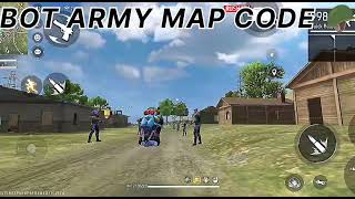 Bot army craftland map code free fire [upl. by Correna]