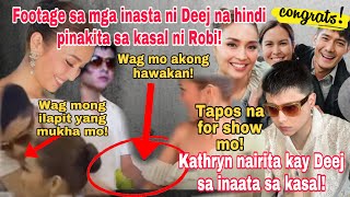 VIDEO FOOTAGE NG KATHNIEL SA KASAL NI ROBI DOMINGO BINAKURAN NYA SI KATHRYN GANG MATAPOS ANG KASAL [upl. by Adara]