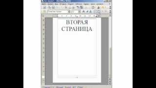 Вставка номера страницы в Openofficeorg LibreOffice Writerwmv [upl. by Callida]