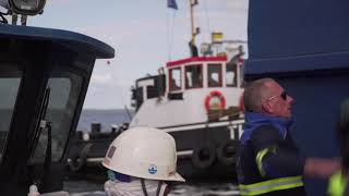 2019 05 29  Lossen nieuwe schepen in Den Helder en aankomst in Harlingen [upl. by Tiedeman]