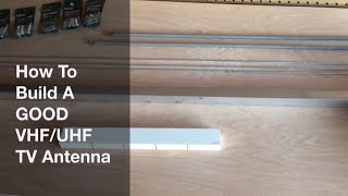 DIY  FREE TV  How To Build a GREAT TV Antenna [upl. by Leesa]