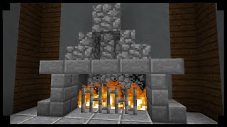 ✪Minecraft How to make simple fireplace [upl. by Mail]