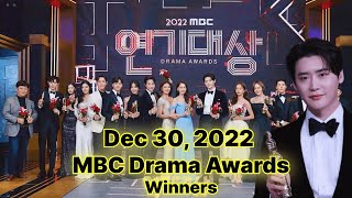 MBC Drama Awards 2022 Winners [upl. by Johnathon]