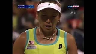 Anastasia Myskina vs Ai Sugiyama 杉山愛  WTA Doha 2006 2R [upl. by Aroc689]