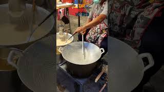 Khanom La Thailand Street food shorts viralvideo travel food [upl. by Gerek]