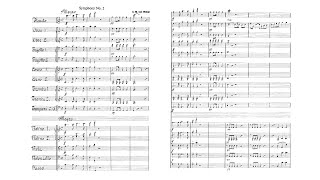 Weber Symphony No 2 in C major J 51 with Score [upl. by Amoihc]