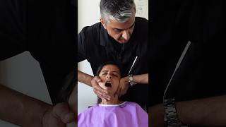 SEVERE TMJ Jaw Pain amp Deviated Septum Adjustment chiropractic shorts drrahim [upl. by Onaimad324]