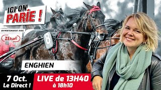 ICI on PARIE  Enghien Quinté et pronostics en live de lhippodrome Lundi 7 Octobre 2024 [upl. by Meng]