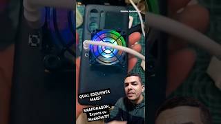 Qual processador esquenta mais  SNAPDRAGON EXYNOS ou MEDIATEK  shorts cpu mobile smartphone [upl. by Laith557]