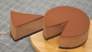 No Bake Easy Chocolate Mousse Cake [upl. by Solegna]