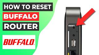 🔁 How to Reset a Router  Buffalo [upl. by Synned390]