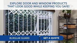 Trellidor Burglar Guard  Budgetfriendly Steel Window Burglar Bar [upl. by Anwahsak]