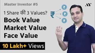 Book Value Market Value Face Value of Share  What is the difference  5 MASTER INVESTOR [upl. by Sonaj218]